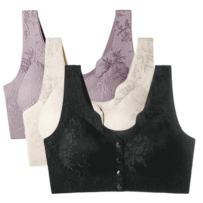 🏆Soutien-Gorge Confortable Sans Armature avec Fermeture Frontale🌿