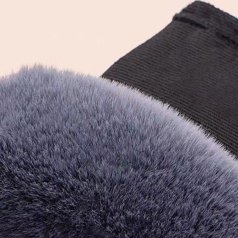 🏆👍Genouillères Chaudes en Peluche Antidérapantes pour l'Hiver🌿🌿