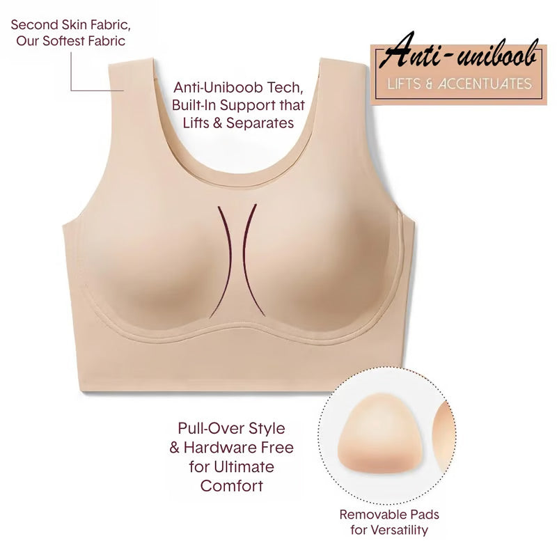 🌿🌿Soutien-gorge sans coutures ultra confortable avec soutien intégral💃👍