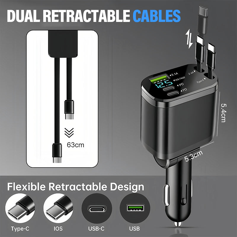 đ 60% DE RĂDUCTION! âš Chargeur Rapide pour Voiture avec Ăclairage dâAmbiance Ciel ĂtoilĂ© â Moderne et Pratique đ