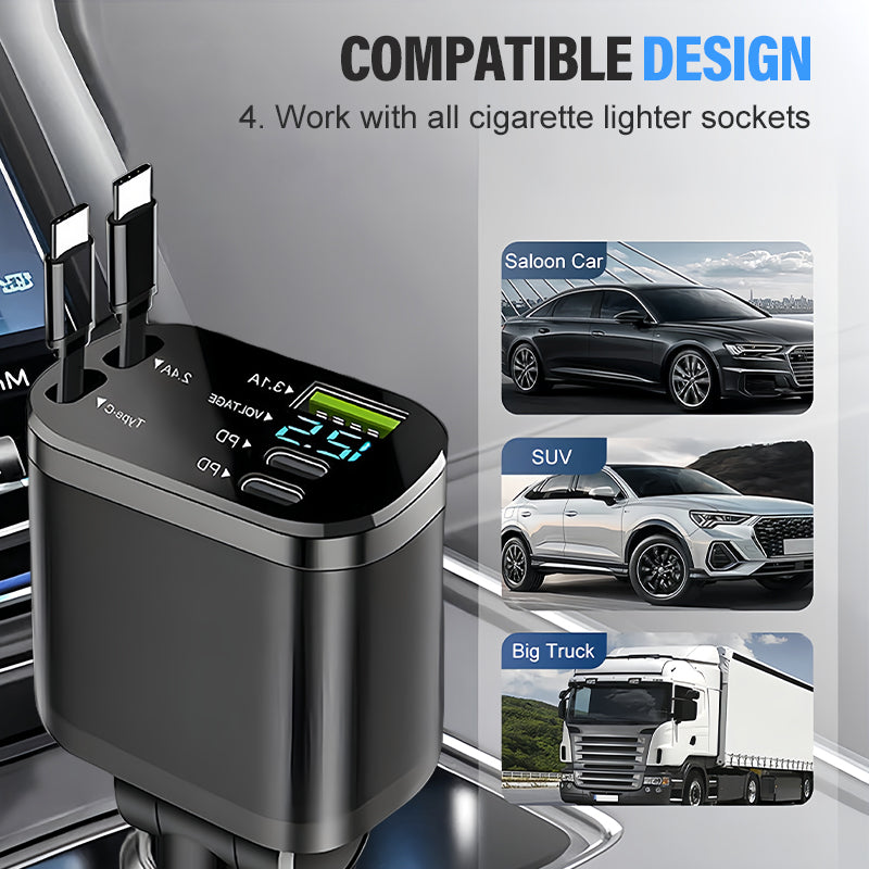 đ 60% DE RĂDUCTION! âš Chargeur Rapide pour Voiture avec Ăclairage dâAmbiance Ciel ĂtoilĂ© â Moderne et Pratique đ