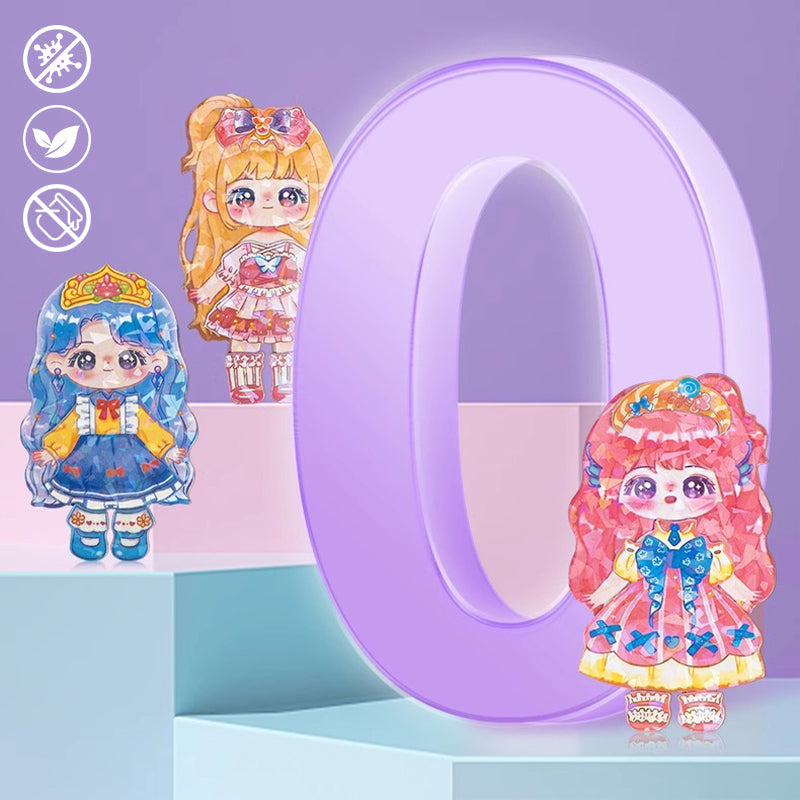 🔥Stock limité disponible 50 % DE RÉDUCTION🔥Poupées Magnétiques à Habiller pour Enfants