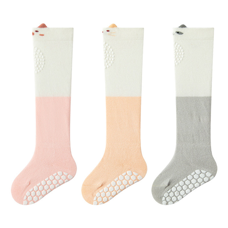 Chaussettes pour bébés avec semelle antidérapante – lot de 3