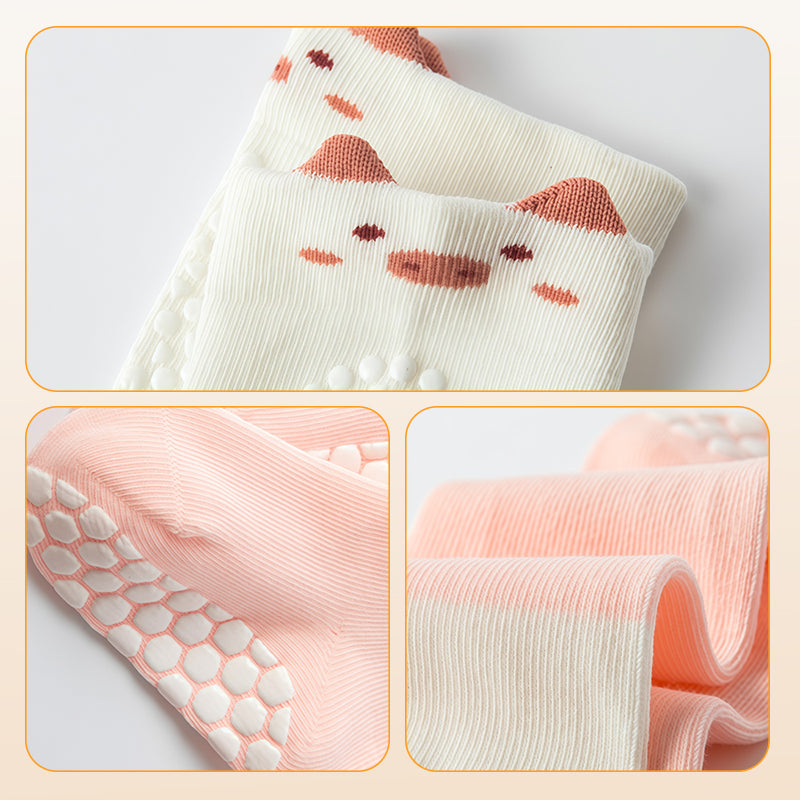 Chaussettes pour bébés avec semelle antidérapante – lot de 3