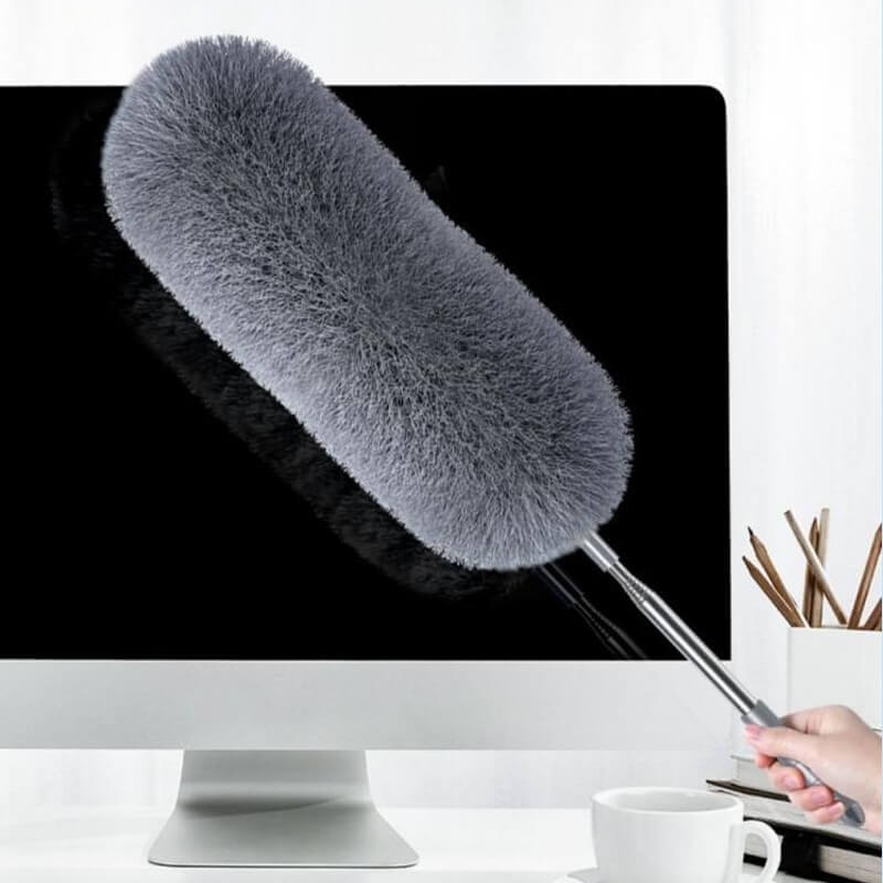 Artifice rétractable de nettoyage de la poussière de fibre de tige