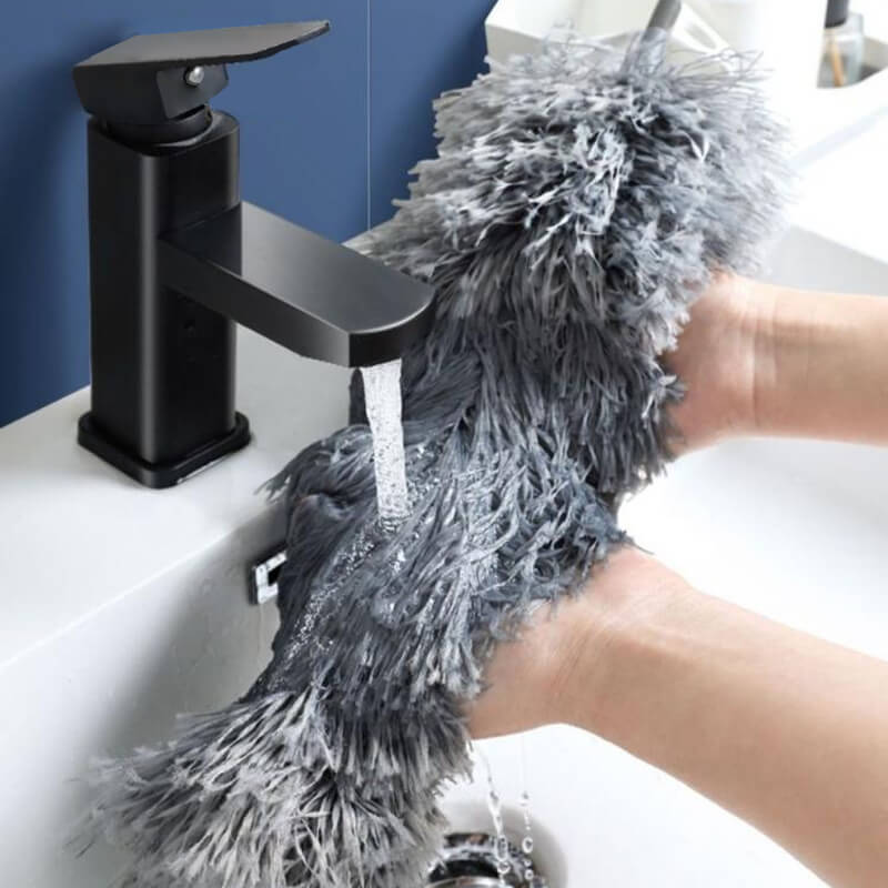 Artifice rétractable de nettoyage de la poussière de fibre de tige
