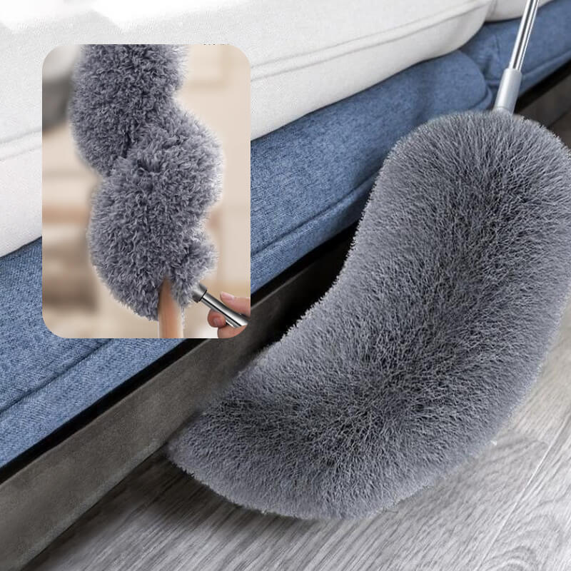 Artifice rétractable de nettoyage de la poussière de fibre de tige