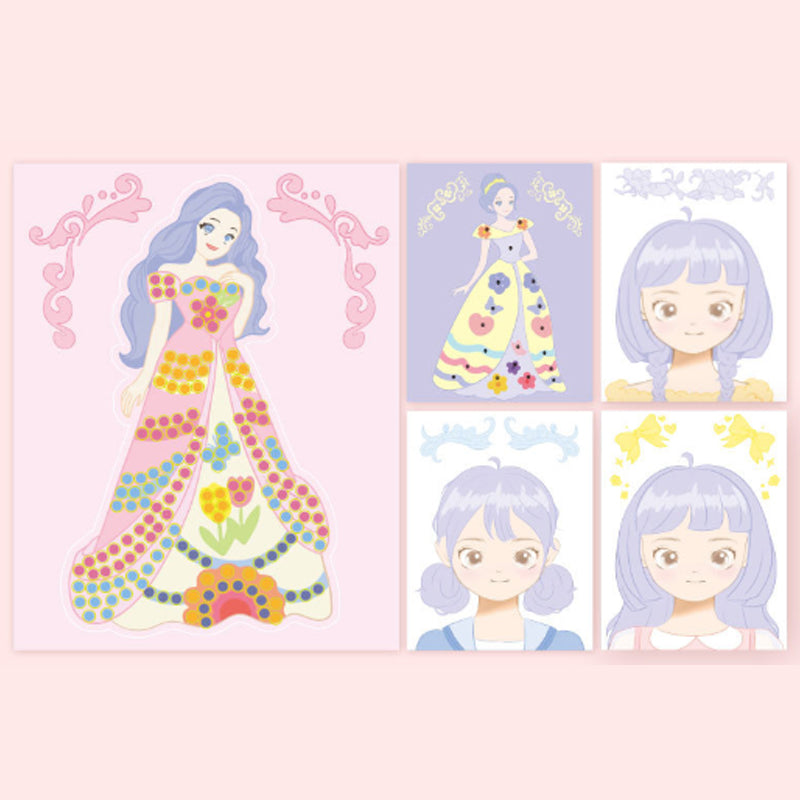 Jeu d'habillage et de maquillage pour princesses