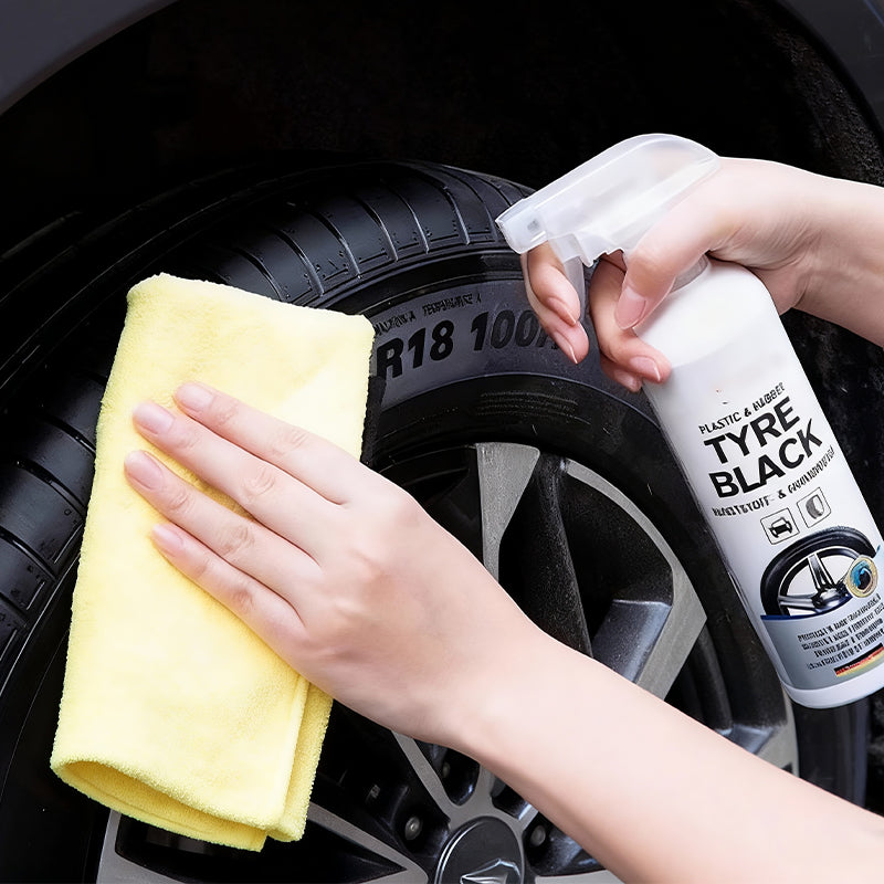 ✨Spray lustrant et protecteur pour pneus – Brillance intense, protection anti-UV et anti-poussière📦