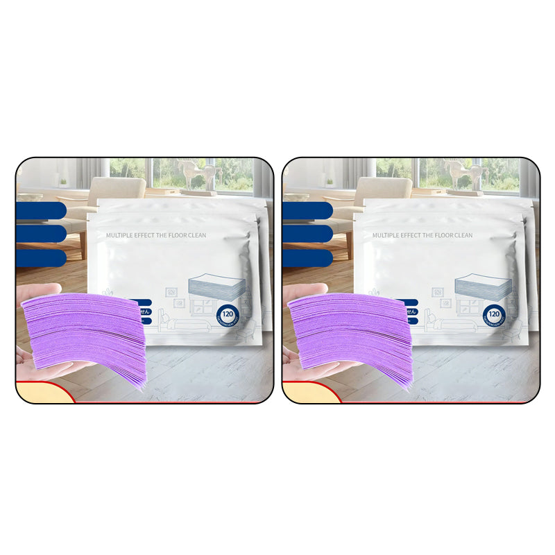 Lingettes nettoyantes pour sols solubles dans l'eau