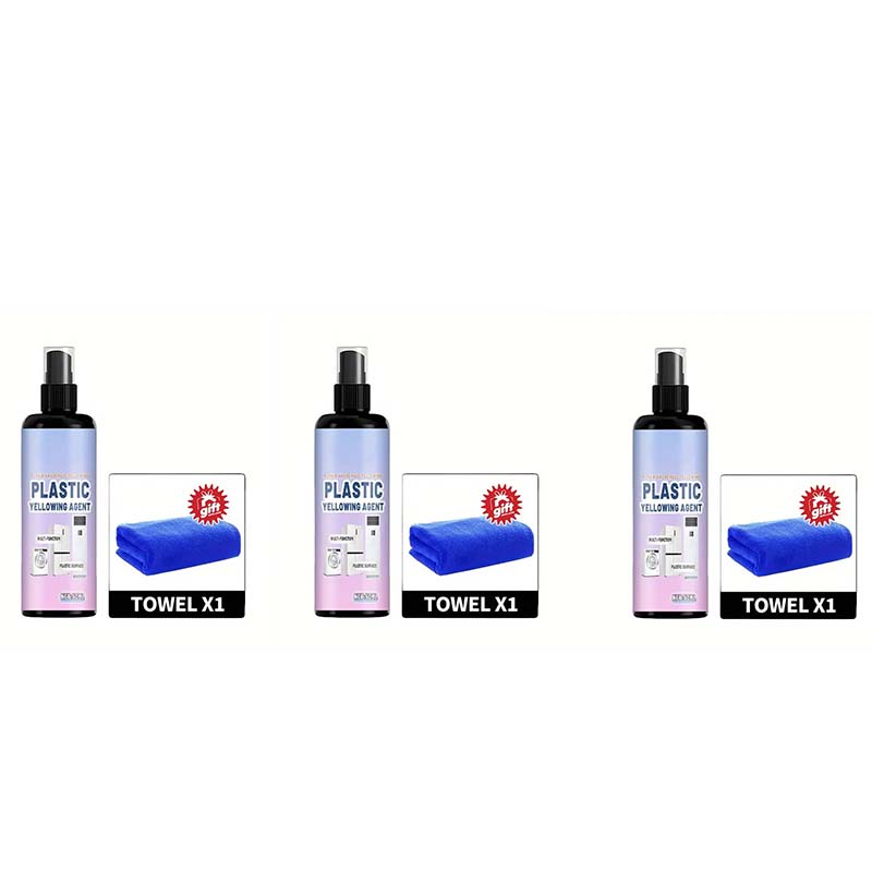 Spray multi-usages pour le plastique jauni