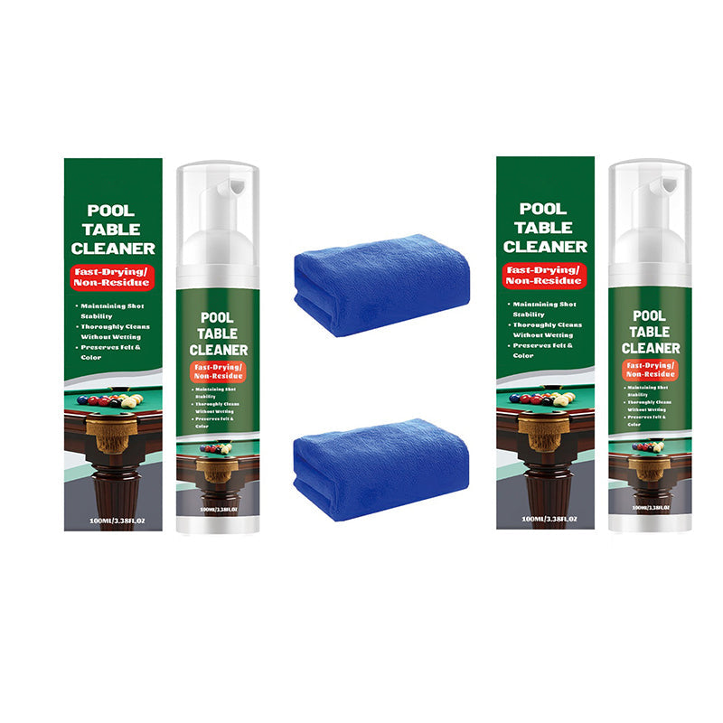 Mousse nettoyante à séchage rapide pour tapis de billard