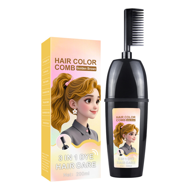 Peigne 3-en-1 pour coloration