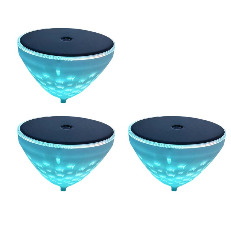 Lampe solaire flottante pour piscine avec projection de poissons