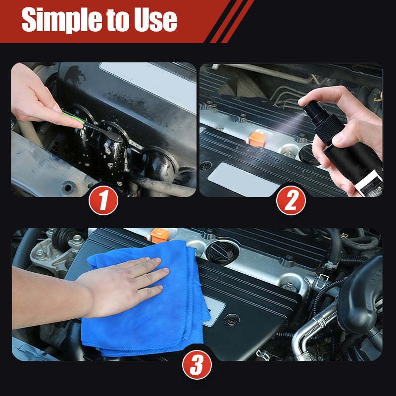 🚗 50% DE RÉDUCTION – Spray Dégraissant Moteur Puissant – Élimine Graisse et Huile, Action Rapide – Protège et Nettoie en un Seul Geste 💨