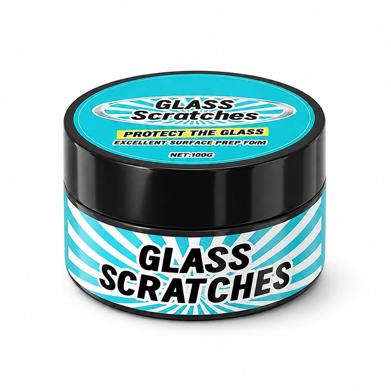 🔥Promotion exceptionnelle : 57 % de réduction🔥 Pâte polyvalente pour réparer les rayures sur le verre – 50 g, pour fenêtres, miroirs et vitres de voiture