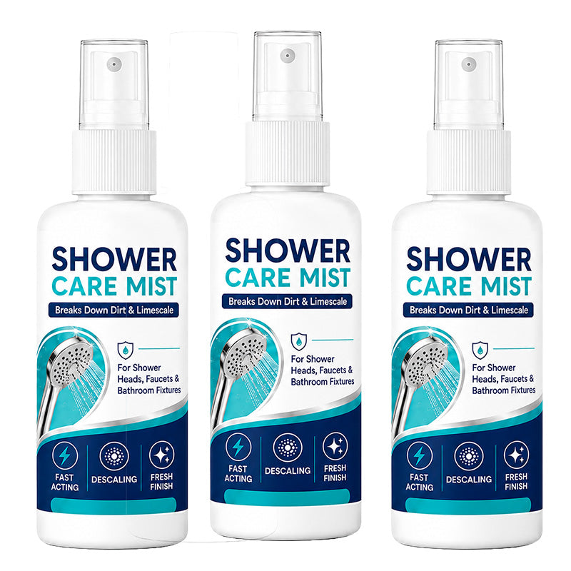 🚿✨Spray détartrant pour douche à action rapide – Élimine les dépôts minéraux tenaces et les taches d'eau calcaire. Rétablit le débit d'eau et redonne de l'éclat : il suffit de vaporiser et d'essuyer ! 🧼💪