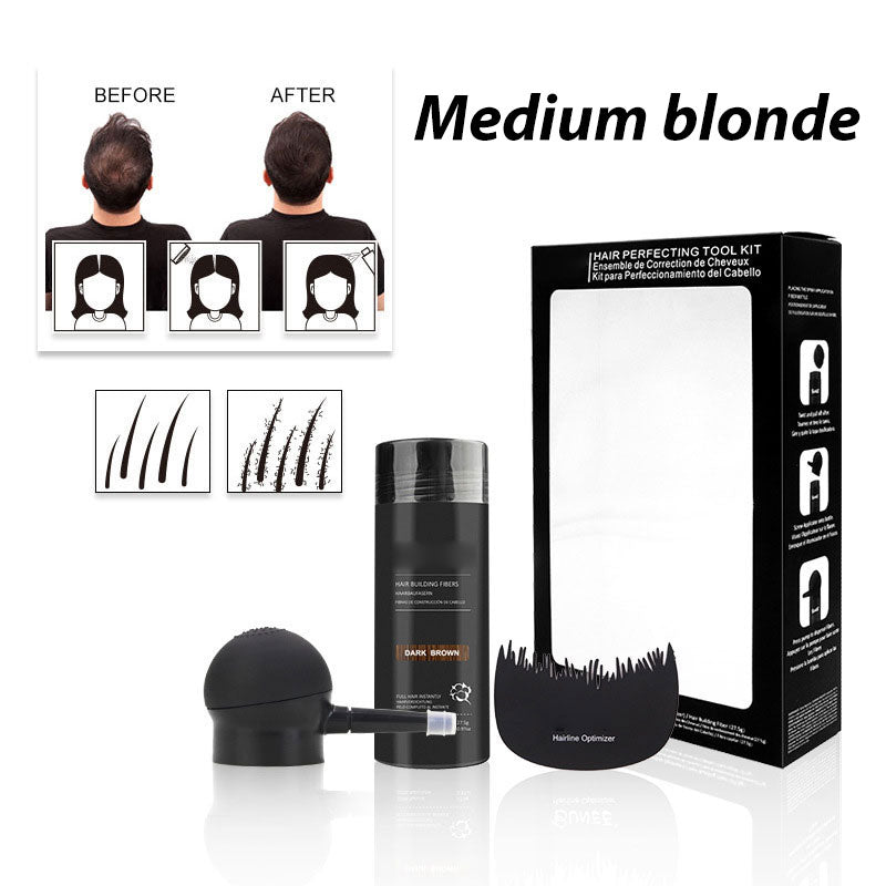 🔥‑50% PROMO FLASH💇♀️ Ensemble fibres capillaires pour cheveux clairsemés, masque les zones de calvitie instantanément ✨