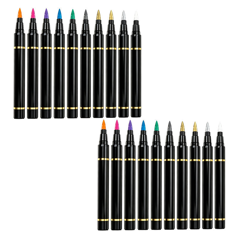 🔥PROMO 50% ! Stylos tatouage phosphorescents ✨ Brillent sous lumière noire, sans danger, s’effacent au lavage, fêtes et anniversaires 🎉