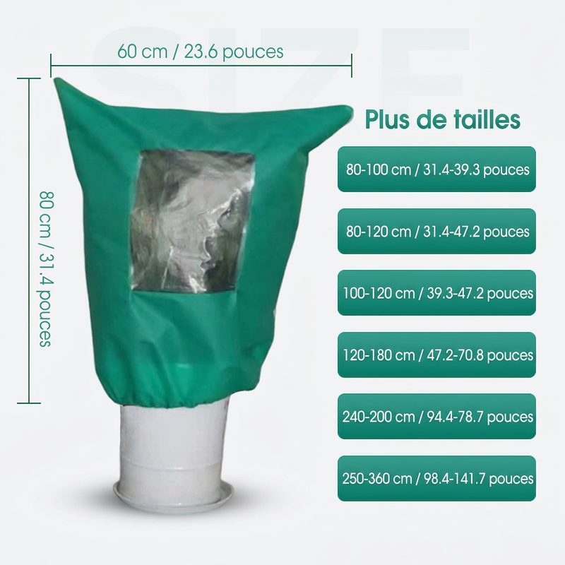 50% de Réduction – Housse Hivernage Plantes Anti-Gel