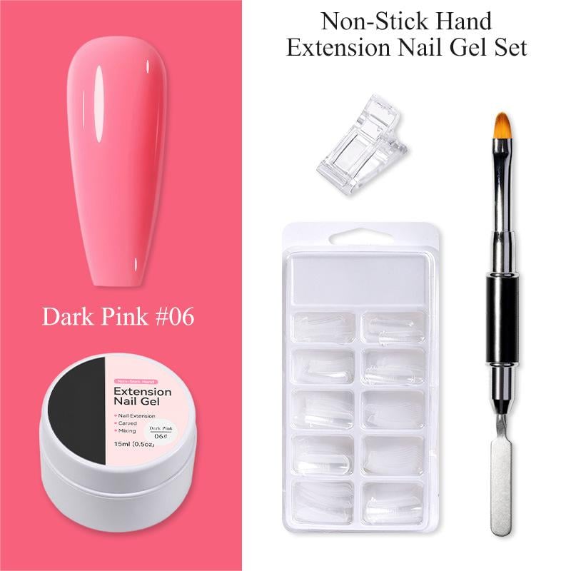 💅✨ PROMOTION D'ÉTÉ : 50 % DE RÉDUCTION ! Gel de renforcement pour extensions d'ongles — Ne coule pas, facile à utiliser 🥳