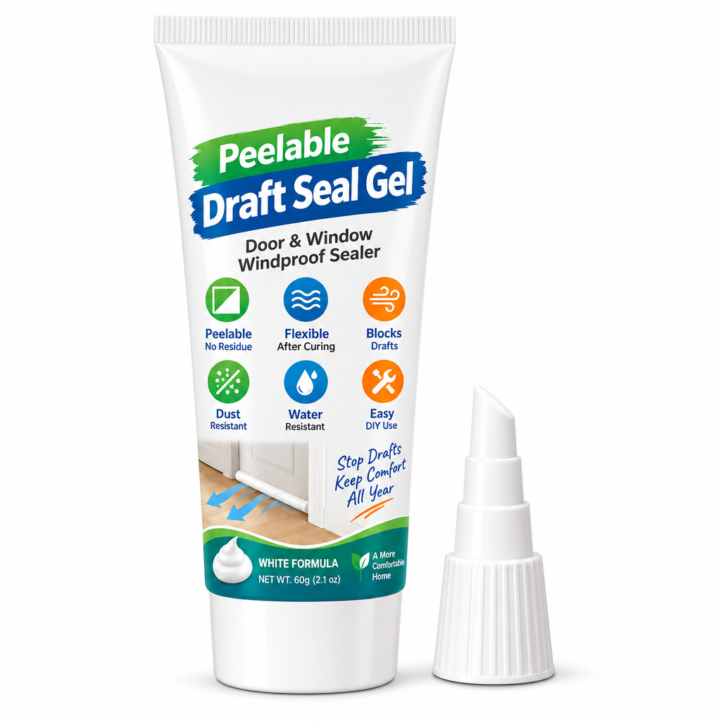 🚪50 % DE RÉDUCTION EN CE MOMENT ! Gel d'étanchéité pelable pour les interstices entre les portes et les fenêtres
