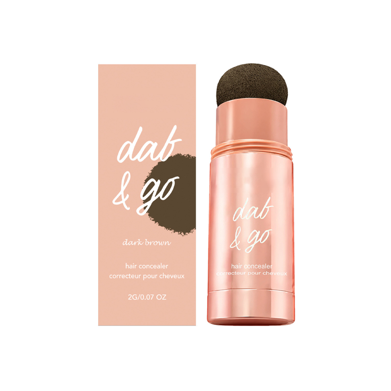Bâton de poudre d'ombre capillaire instantanée avec applicateur à éponge