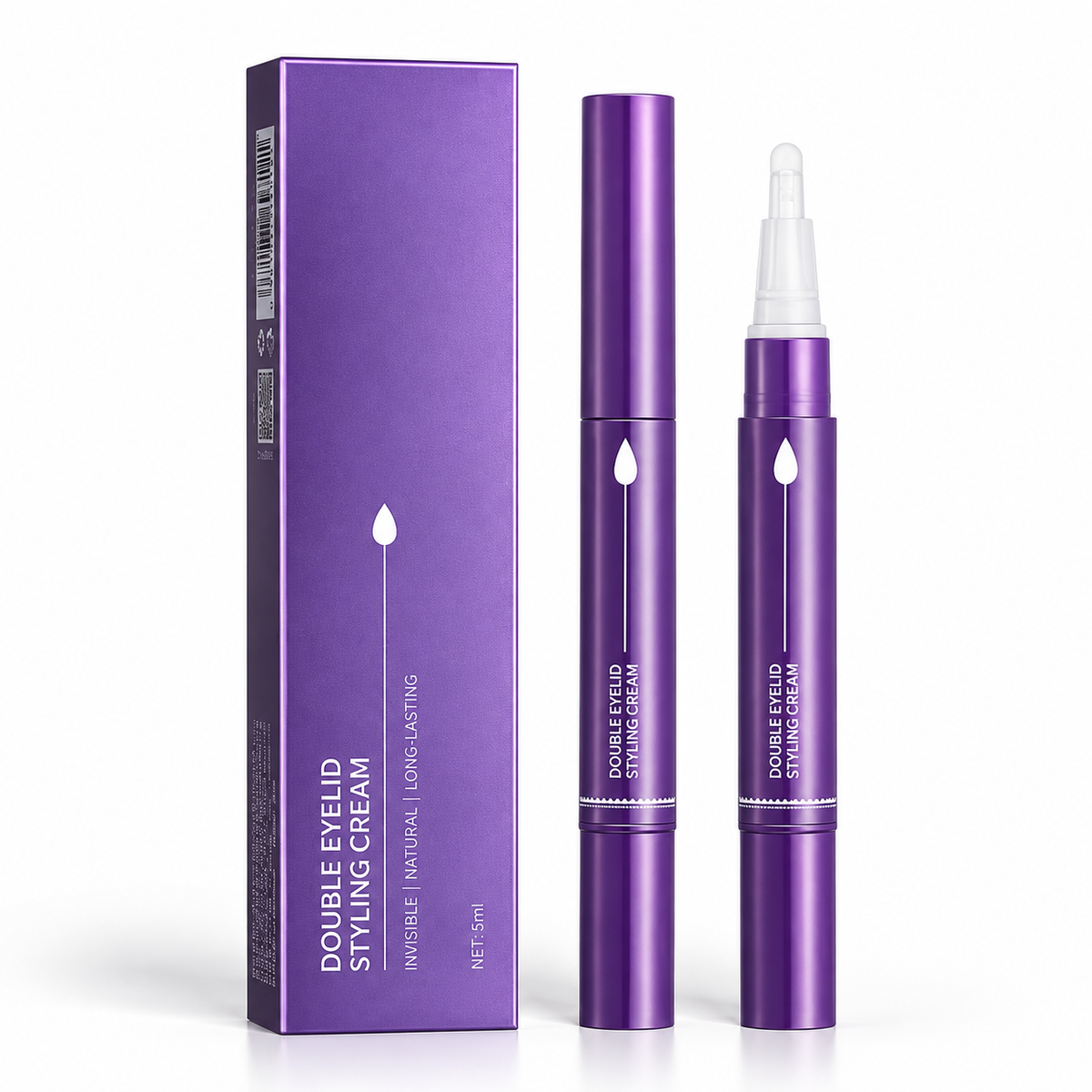 Stylo crème invisible pour paupières doubles