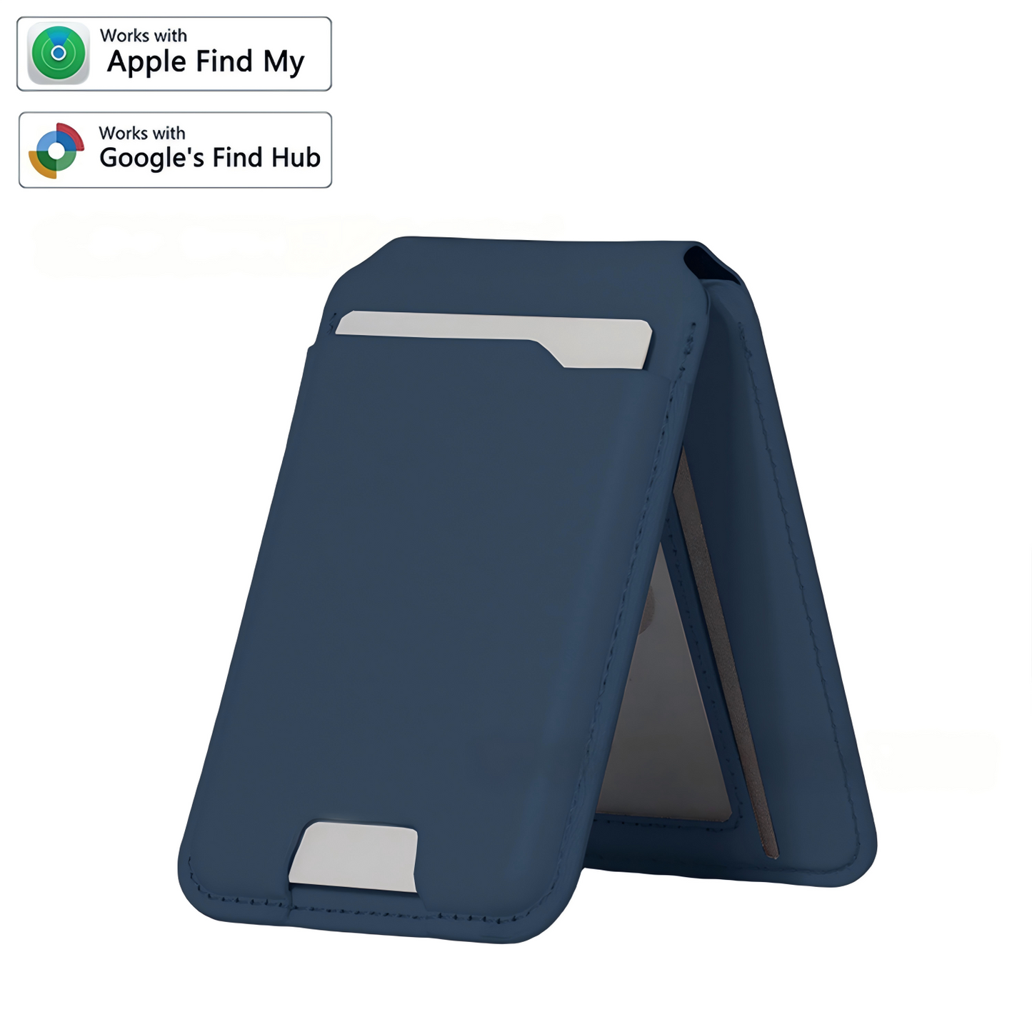 🔥Plus de 50 000 vendus !🔥 Portefeuille intelligent MagSafe en cuir nappa véritable – avec Apple Find My™ et Google Find Hub™, protection RFID et chargement sans fil.