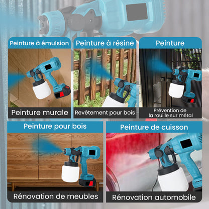 🔥50% de réduction🔥Pistolet à Peinture Électrique Sans Fil