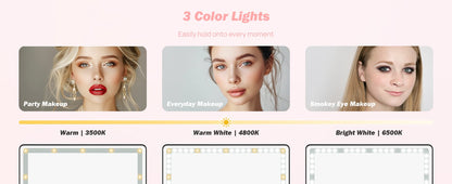 🔥VENTE CHAUDE D'ÉTÉ -49%🔥 Miroir de maquillage pare-soleil