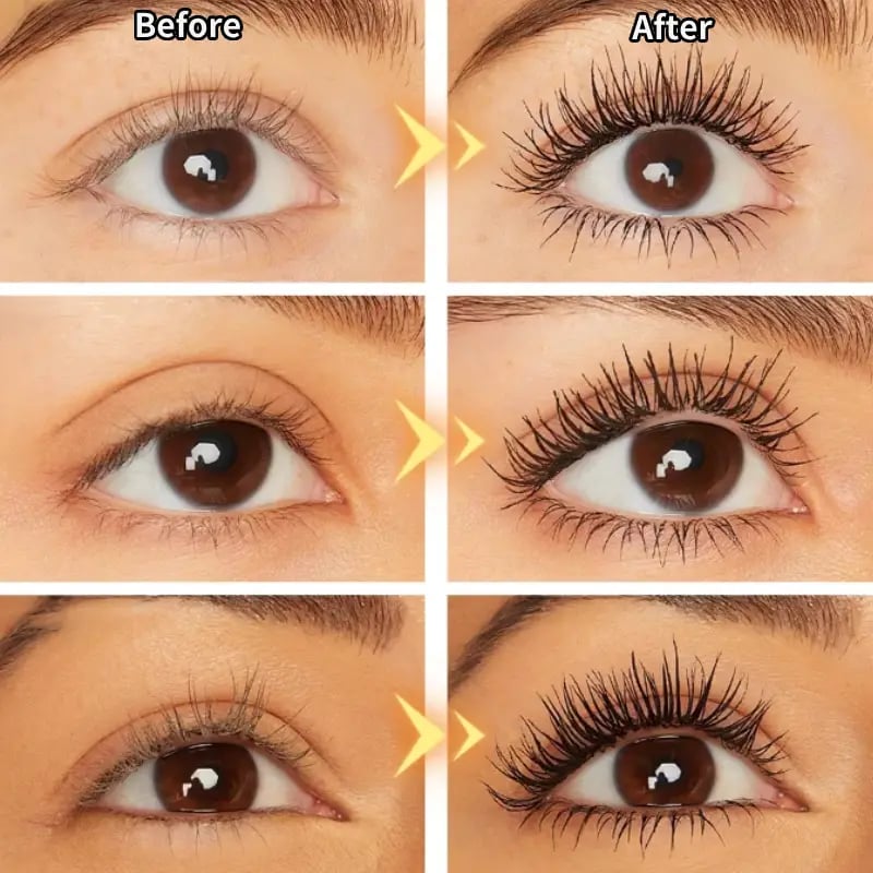 Mascara Toucher✨Tubing – duo noir et marron pour le maquillage des cils