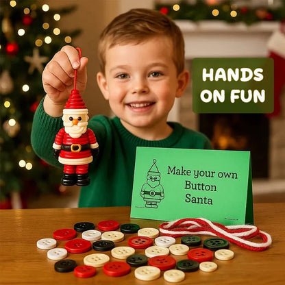 ⏰ Promotion du dernier jour : 50% OFF！✨ Kit de décoration DIY avec boutons 🎅🎄