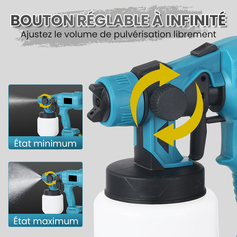 🔥50% de réduction🔥Pistolet à Peinture Électrique Sans Fil