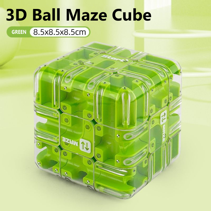 🧩 50 % DE RÉDUCTION MAINTENANT ! ✨ Grand cube labyrinthe 3D - 120 parcours stimulants avec rotation fluide pour le développement cognitif et le plaisir 🧠🔛
