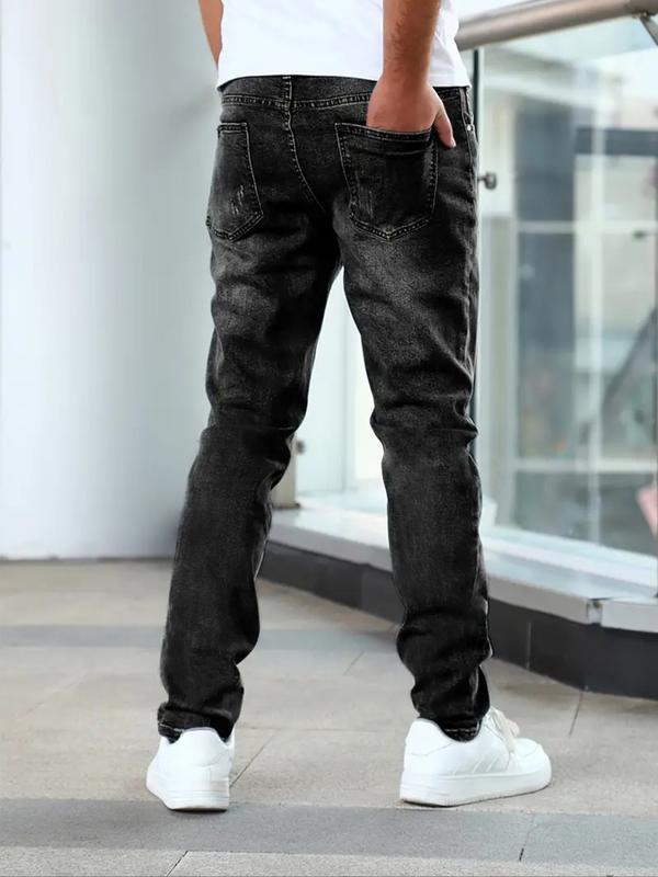 Jean droit pour homme – coupe classique, confortable et intemporel