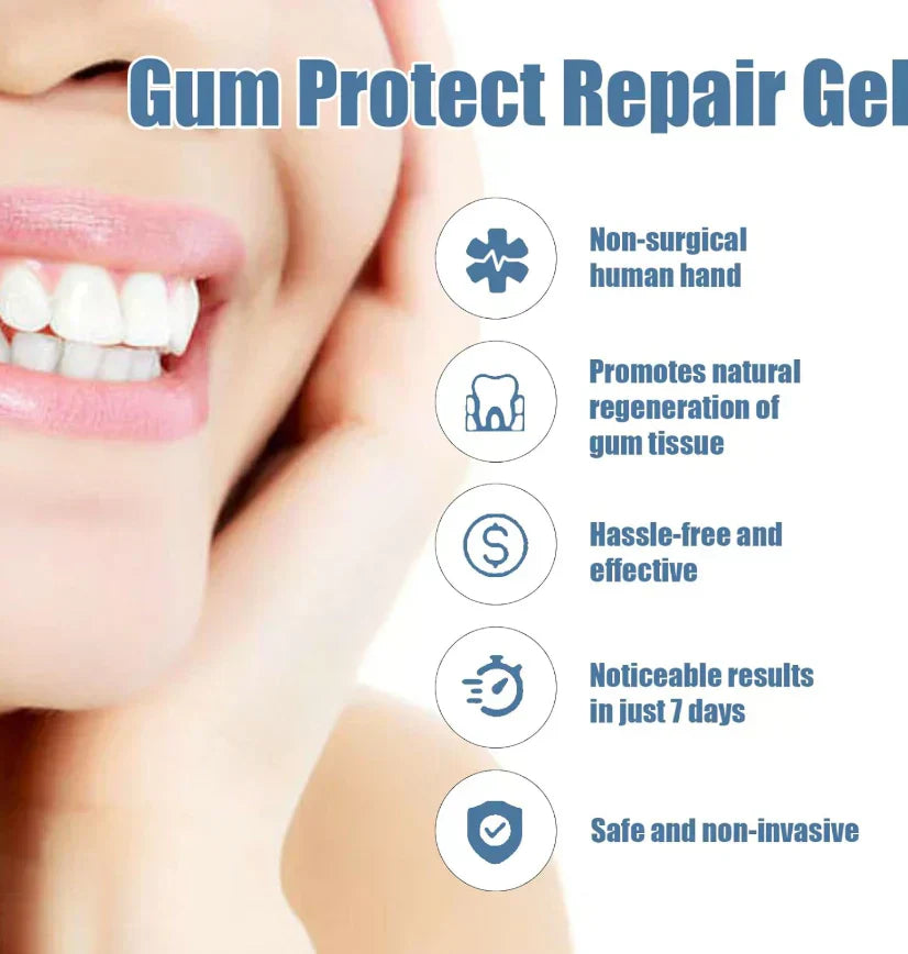 Yellow📢📢 50 % de réduction !!⏰ Gel réparateur pour la protection des gencives 🦷