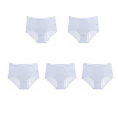 Culotte en soie glacée taille haute anti-fuite grande taille L-5XL