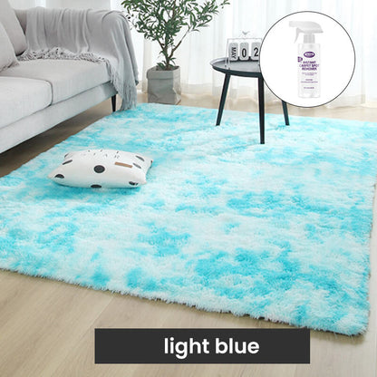 🔥 Tapis de sol en peluche à couleurs dégradées