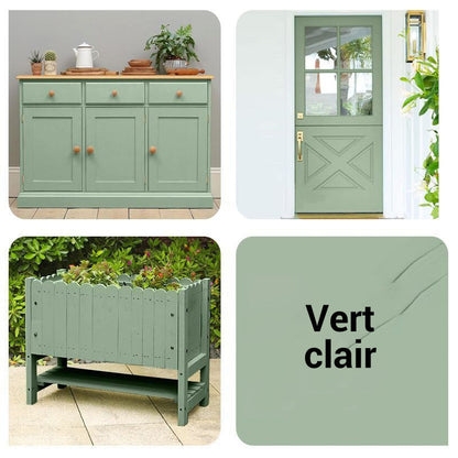 👍🍃Peinture de réparation et de rénovation de meubles en bois écologique, sans odeur, à base d'eau