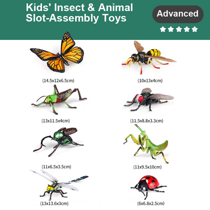 🐞Jouets à assembler pour enfants sur le thème des insectes et des animaux