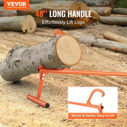 50 % DE RÉDUCTION MAINTENANT ! Lève-grumes en acier Timberjack, diable à grumes robuste, outil roule-grumes en acier massif pour lever et rouler le bois de chauffage en toute sécurité, 2 styles disponibles