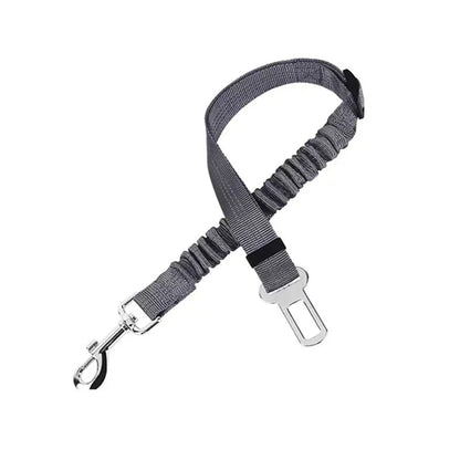 🐶🚗 Ceinture de sécurité réfléchissante et élastique pour animaux de compagnie – Système de retenue réglable pour voiture avec amortisseur de chocs