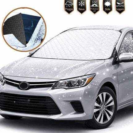 🚗☀️❄️ Protection du pare-brise contre le soleil et la neige – Universelle, qualité haut de gamme ✨