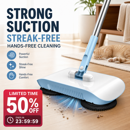 Aspirateur Robot Intelligent avec Fraises et Balai