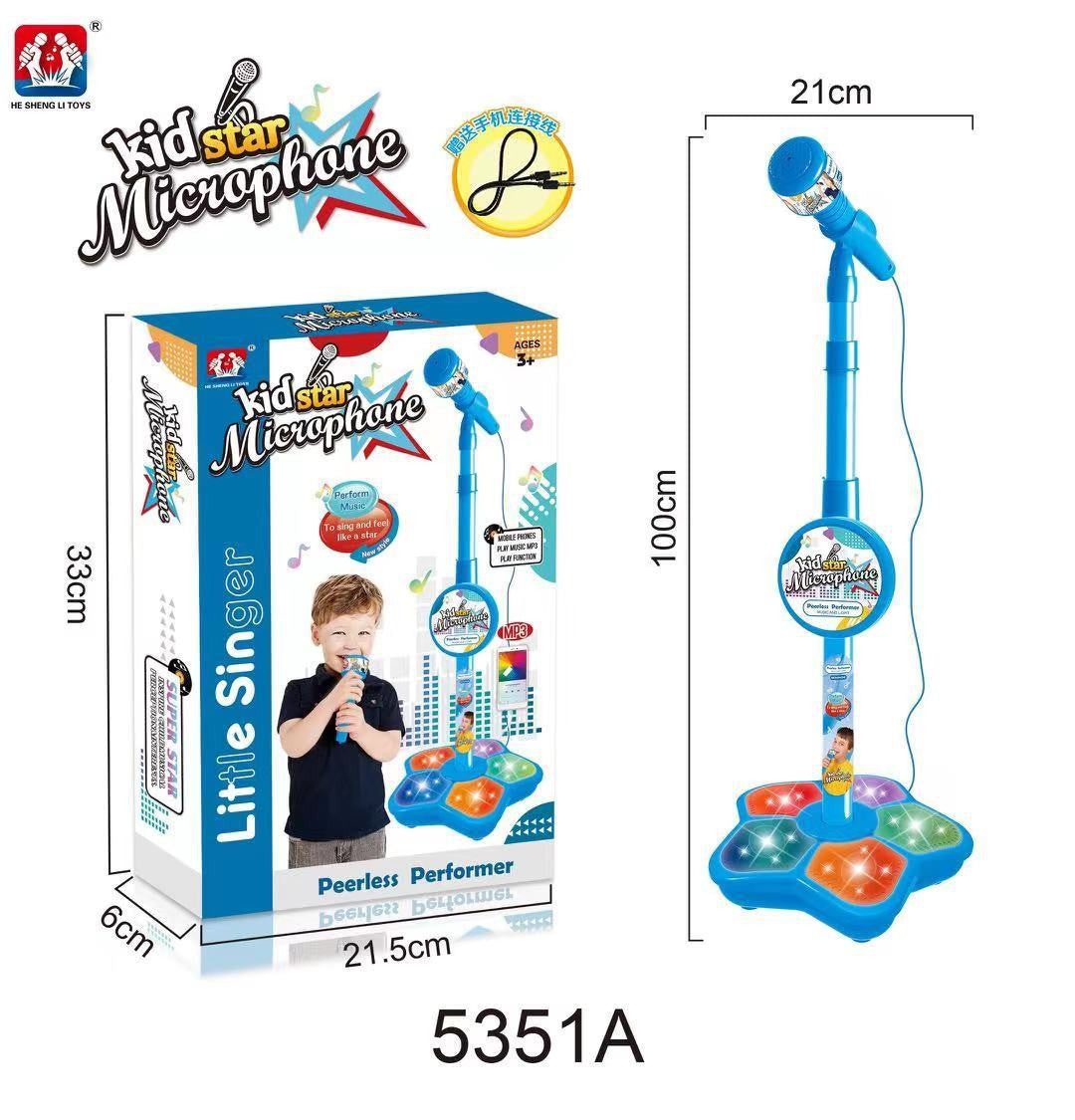 🎄✨ Soldes de Noël – Microphone jouet pour enfants 🎁