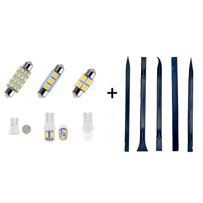 🌞Éveil du printemps : 50 % de réduction !💡Ensemble d'éclairage intérieur de voiture à LED super brillantes de 42 pièces - mise à niveau plug & play pour votre voiture ✨