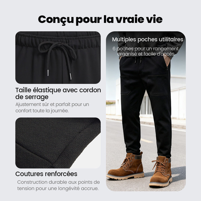 PLUS DE 50 000 UNITÉS VENDUES !🔥MultiPants – Pantalon cargo durable à poches multiples et très extensible