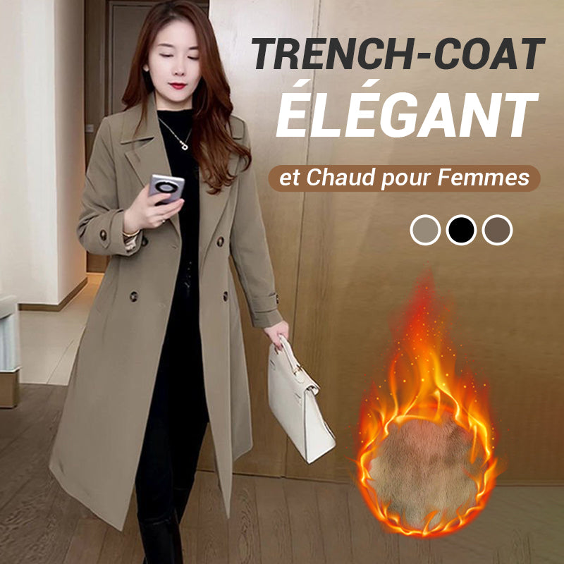 💖Trench-coat Élégant et Chaud pour Femmes✨