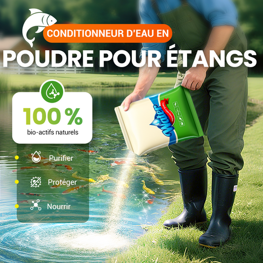 🌊500g Poudre Premium pour l'entretien du bassin | Clarificateur d'eau & contrôle des algues🐟🌿